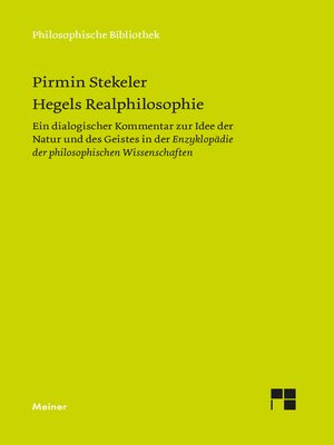 cover image of Hegels Realphilosophie